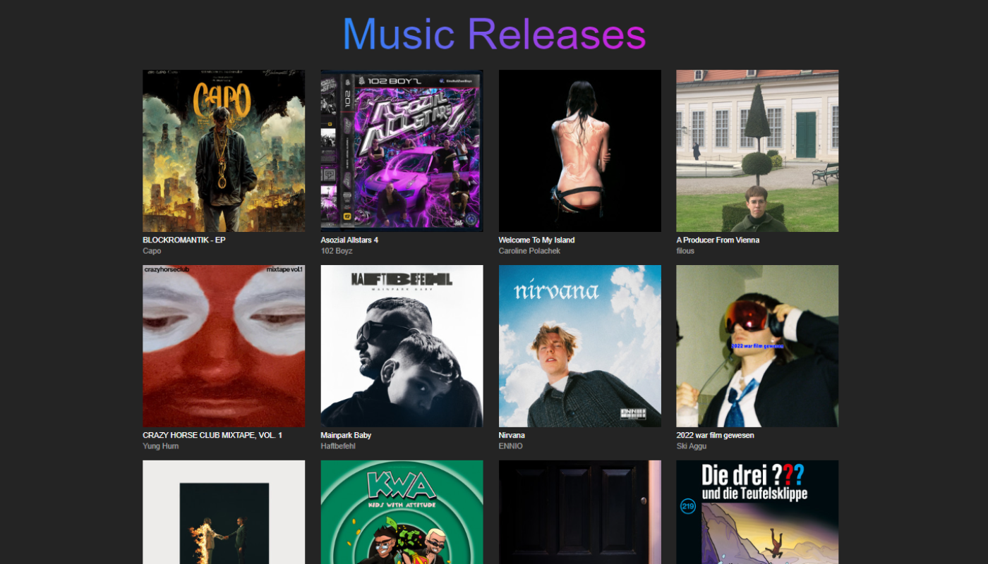 Music Releases